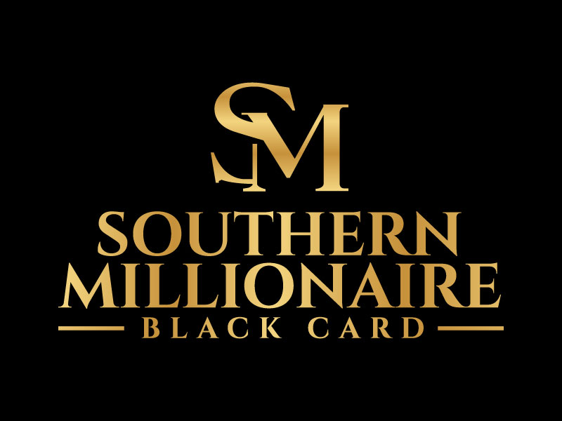 Southern Millionaire Black Card logo design by LogoQueen