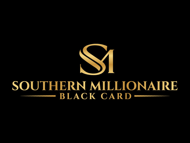 Southern Millionaire Black Card logo design by LogoQueen