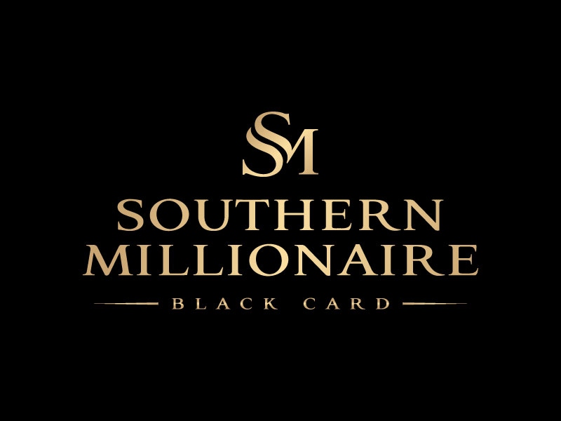 Southern Millionaire Black Card logo design by Gilate