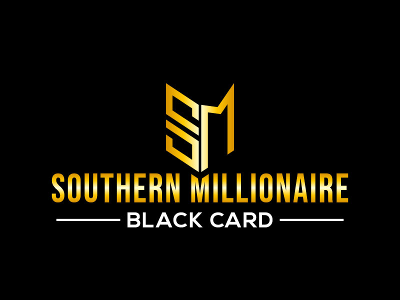 Southern Millionaire Black Card logo design by Gilate