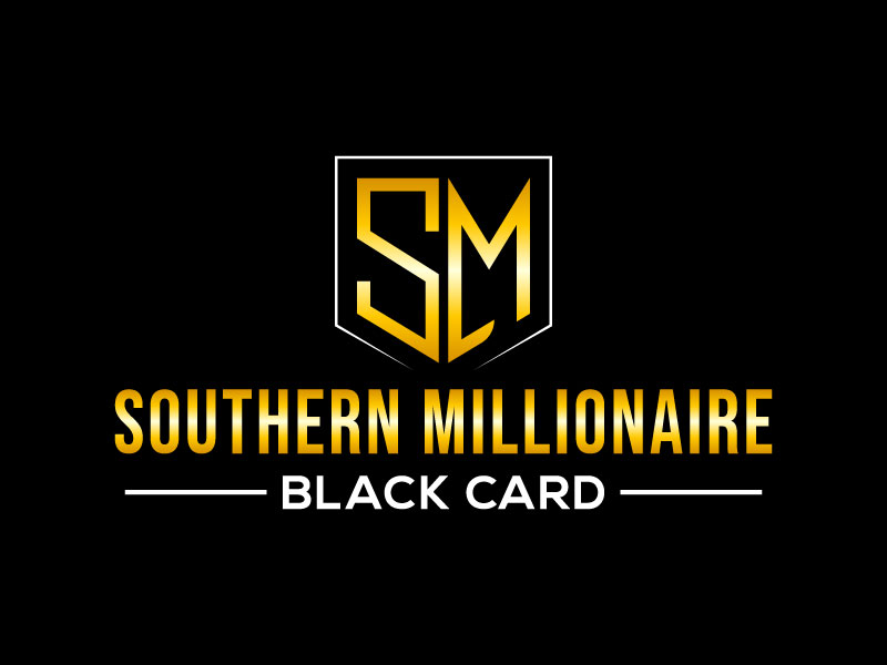 Southern Millionaire Black Card logo design by Gilate
