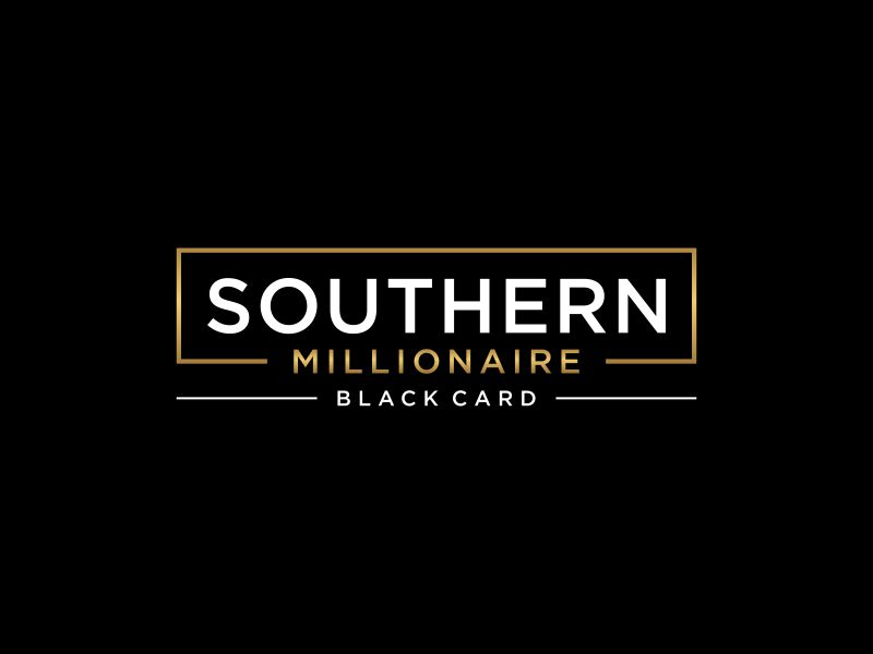 Southern Millionaire Black Card logo design by kozen