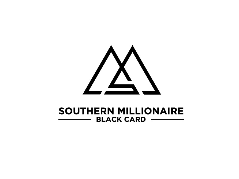 Southern Millionaire Black Card logo design by bigboss