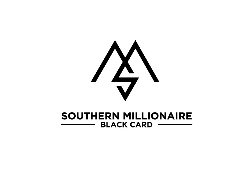 Southern Millionaire Black Card logo design by bigboss