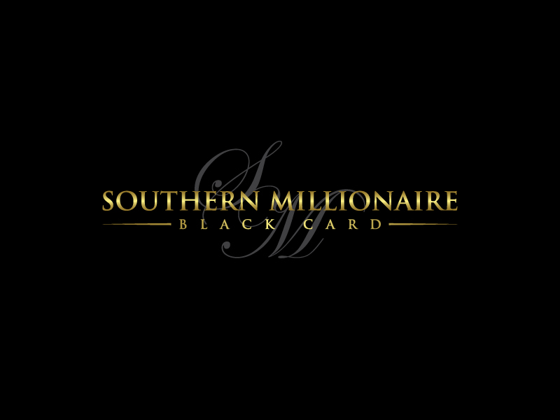 Southern Millionaire Black Card logo design by Creativeminds