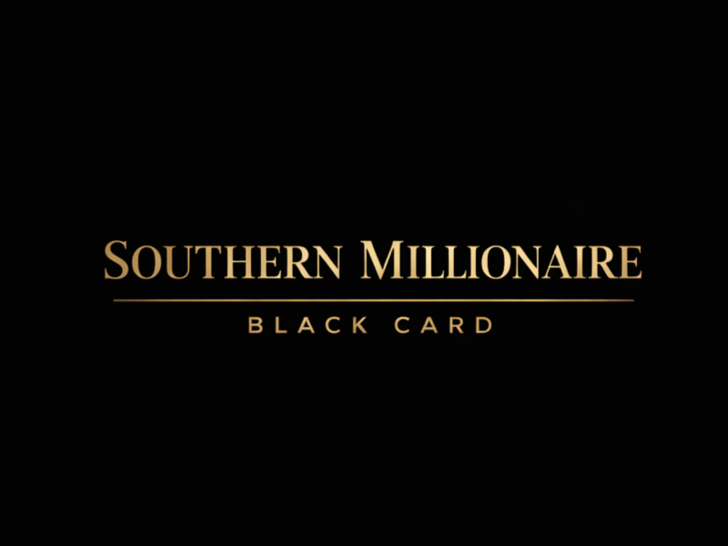 Southern Millionaire Black Card logo design by USDOT