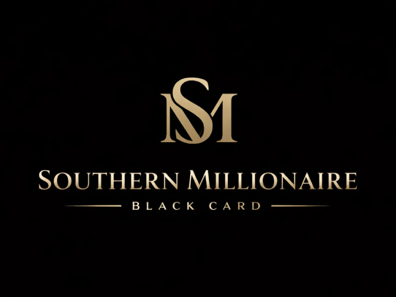 Southern Millionaire Black Card logo design by Mr uink