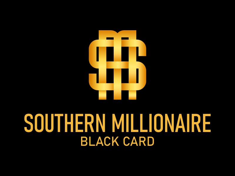 Southern Millionaire Black Card logo design by ekitessar