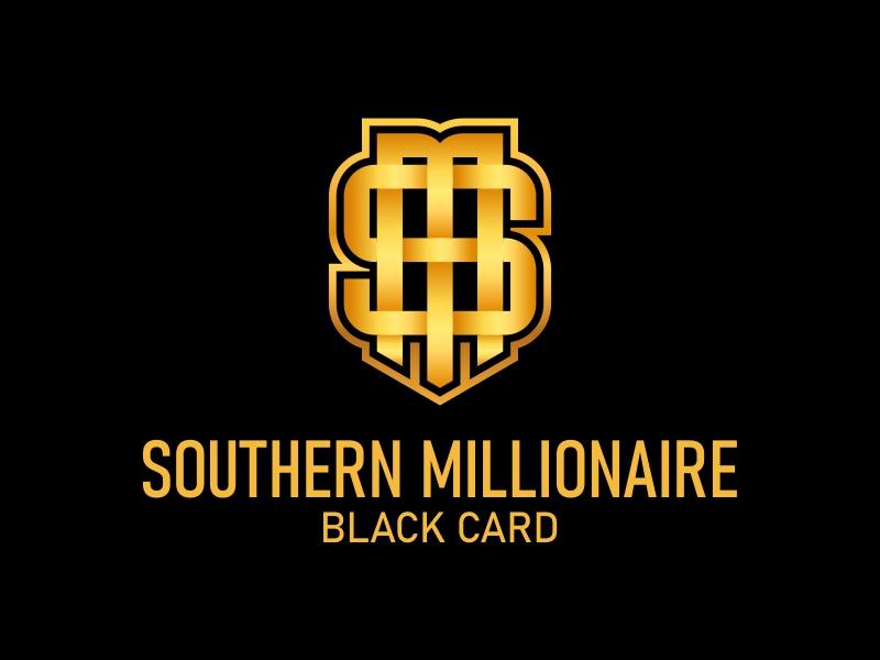 Southern Millionaire Black Card logo design by ekitessar