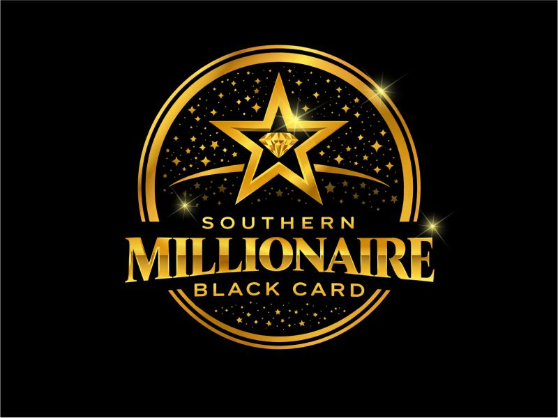 Southern Millionaire Black Card logo design by Girly