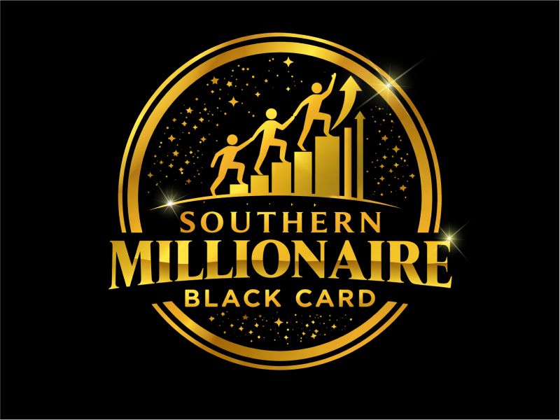 Southern Millionaire Black Card logo design by Girly