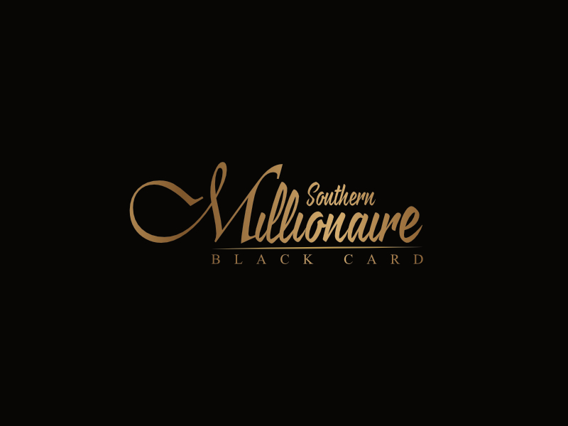 Southern Millionaire Black Card logo design by Silverrack