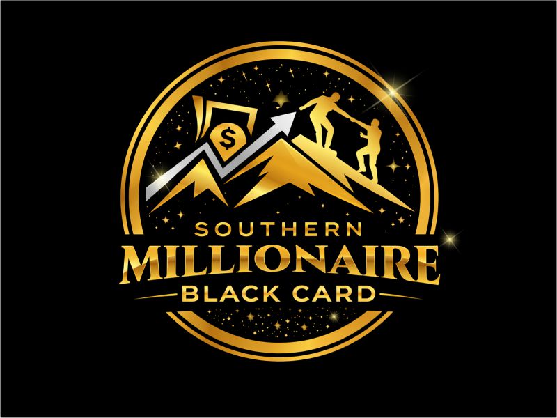 Southern Millionaire Black Card logo design by Girly