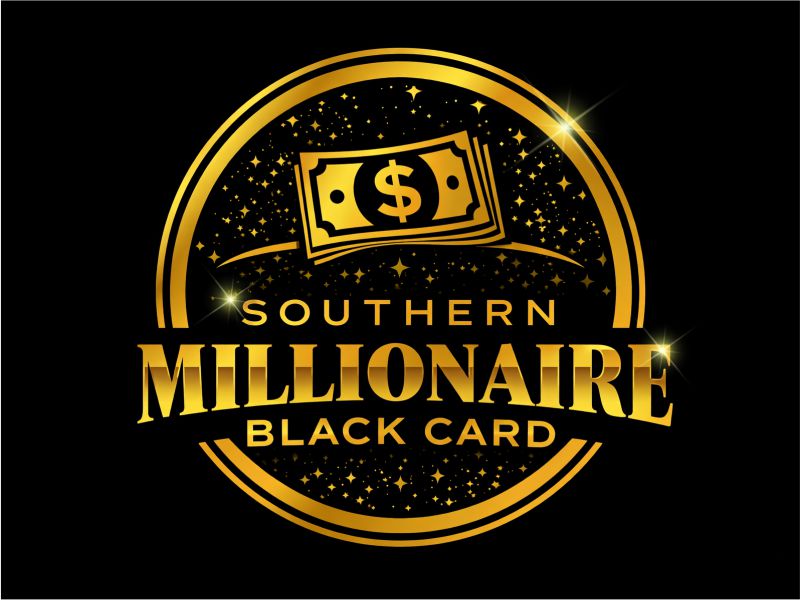 Southern Millionaire Black Card logo design by Girly