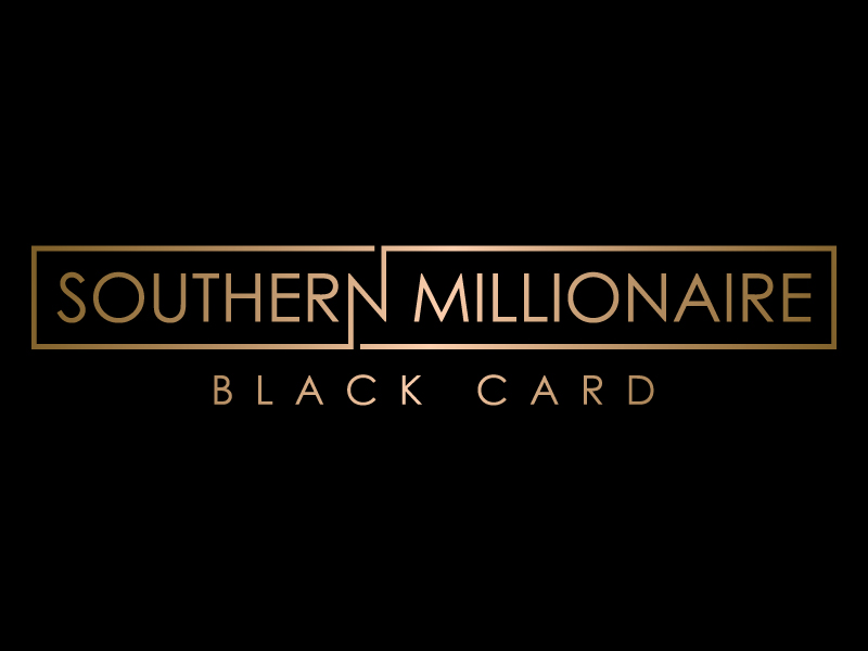 Southern Millionaire Black Card logo design by wriddhi