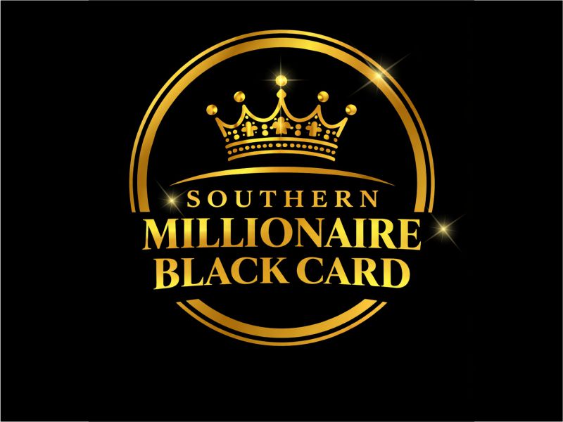 Southern Millionaire Black Card logo design by Girly