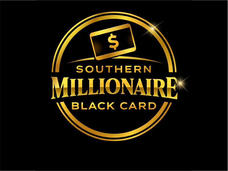 Southern Millionaire Black Card logo design by Girly