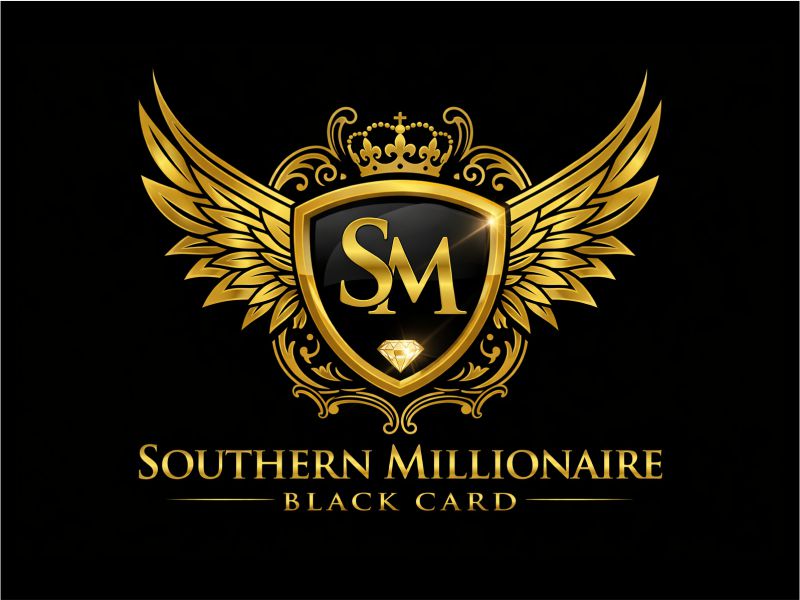Southern Millionaire Black Card logo design by amazing