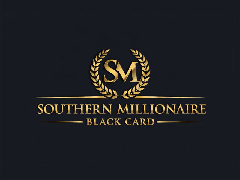 Southern Millionaire Black Card logo design by amazing