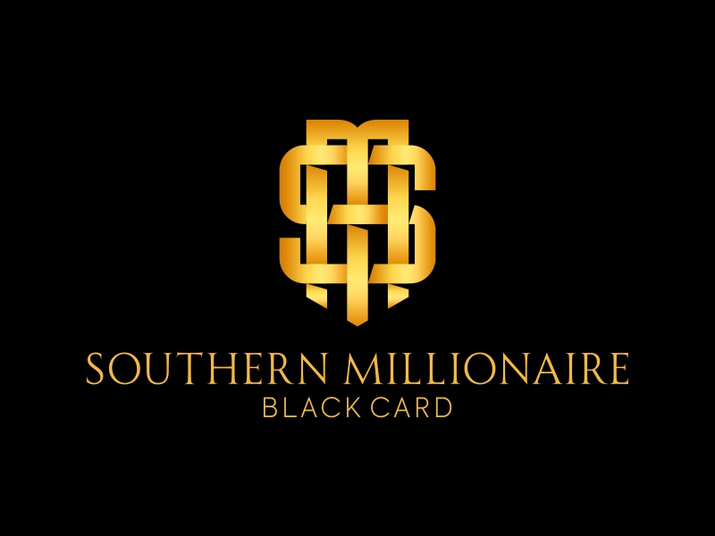 Southern Millionaire Black Card logo design by ekitessar
