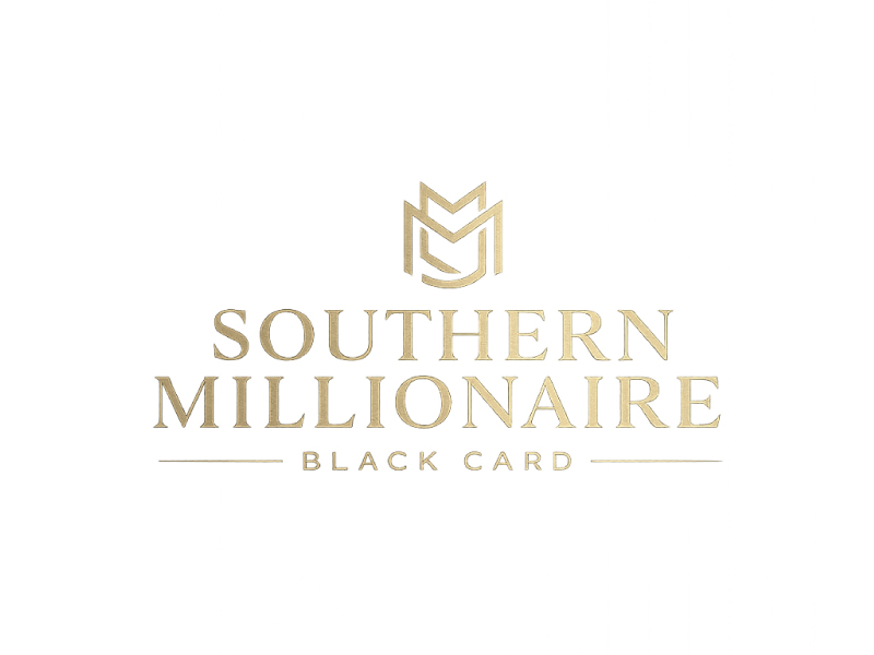 Southern Millionaire Black Card logo design by Suparna