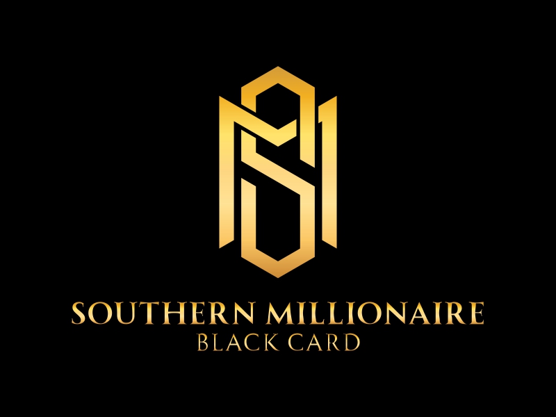 Southern Millionaire Black Card logo design by ekitessar
