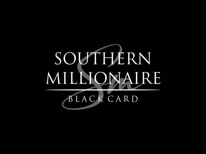 Southern Millionaire Black Card logo design by Gedibal