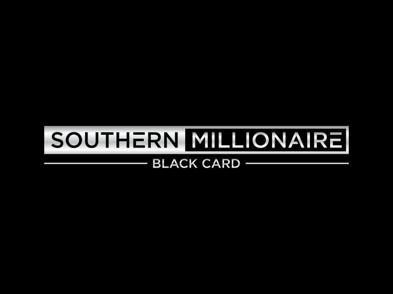 Southern Millionaire Black Card logo design by hopee