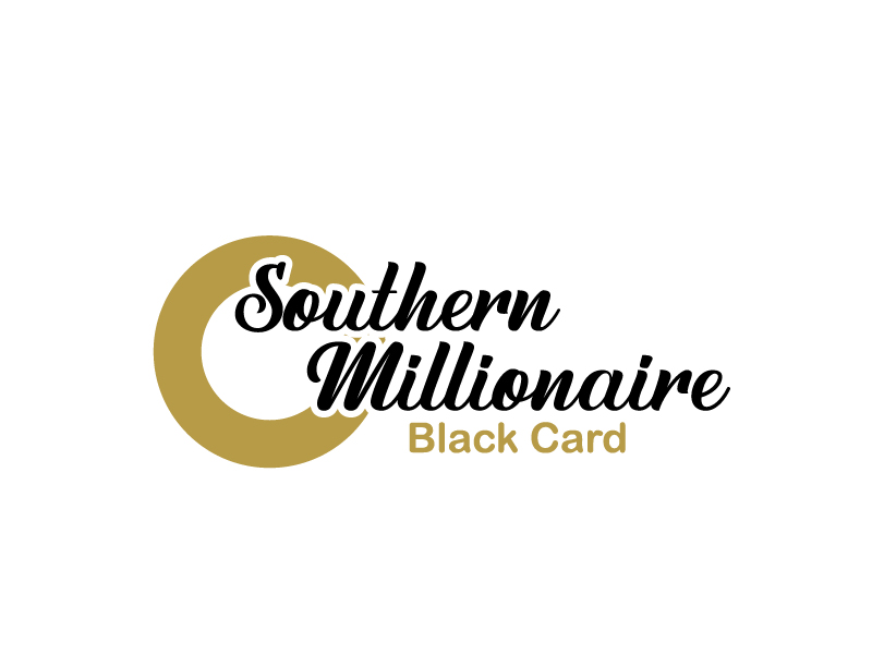 Southern Millionaire Black Card logo design by Shailesh
