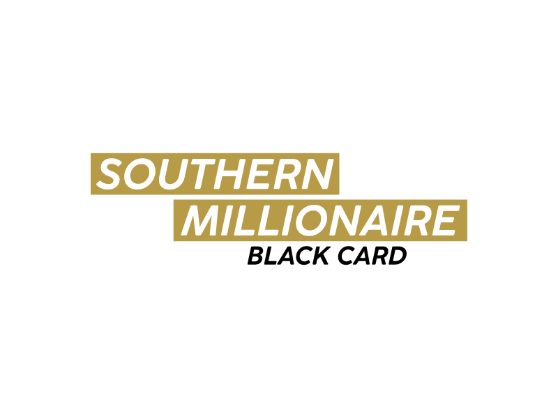 Southern Millionaire Black Card logo design by Shailesh