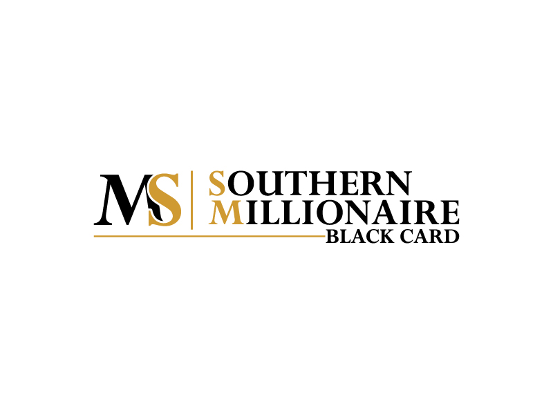 Southern Millionaire Black Card logo design by Shailesh
