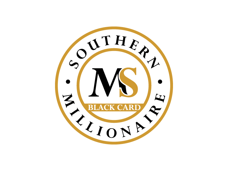 Southern Millionaire Black Card logo design by Shailesh