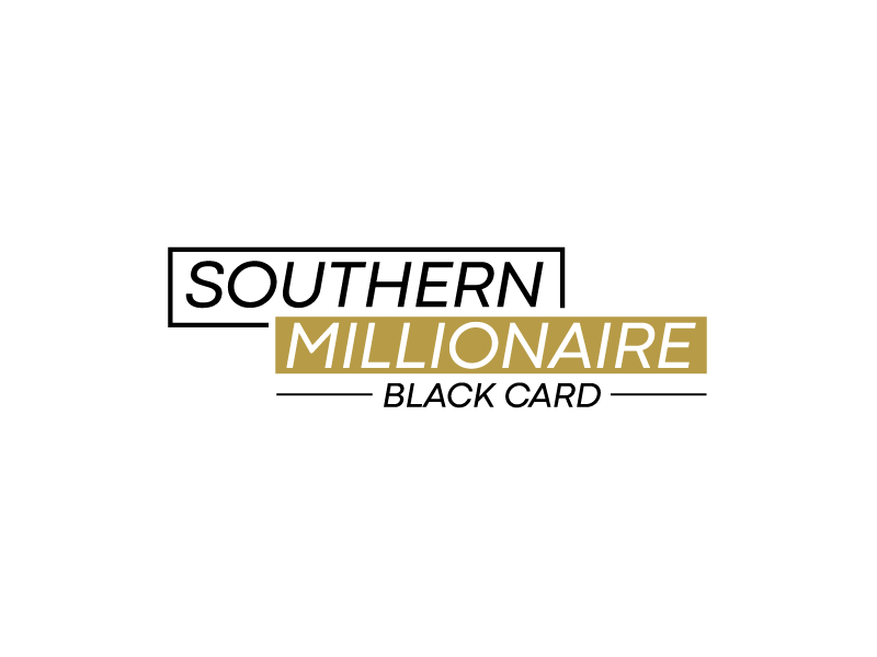 Southern Millionaire Black Card logo design by Shailesh
