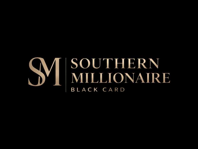 Southern Millionaire Black Card logo design by xbrand