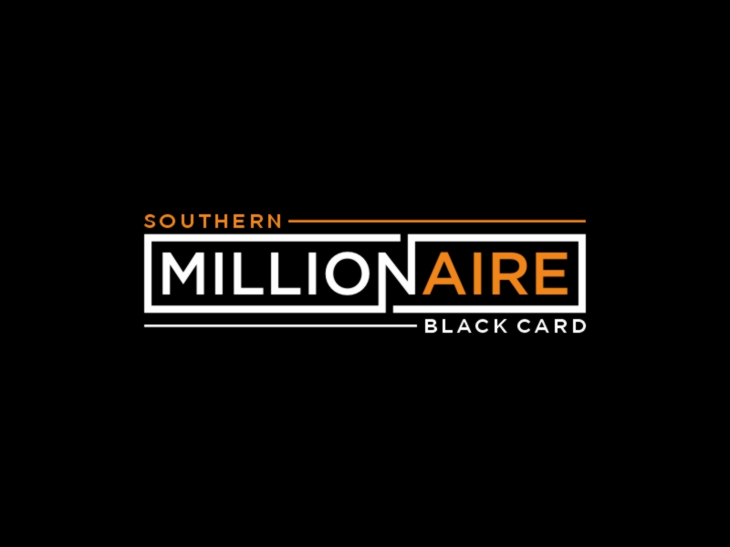 Southern Millionaire Black Card logo design by banaspati