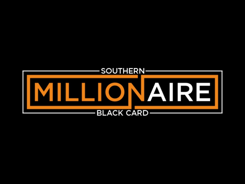Southern Millionaire Black Card logo design by banaspati
