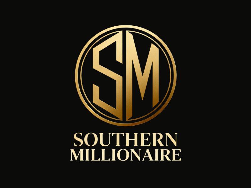 Southern Millionaire Black Card logo design by XenaArt