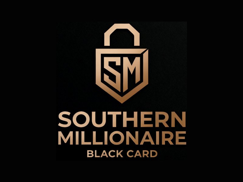 Southern Millionaire Black Card logo design by XenaArt