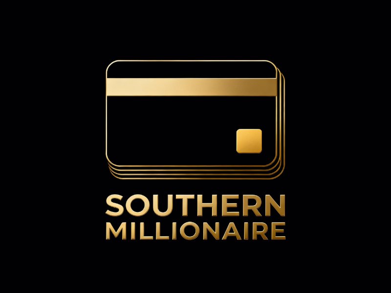 Southern Millionaire Black Card logo design by Lordede