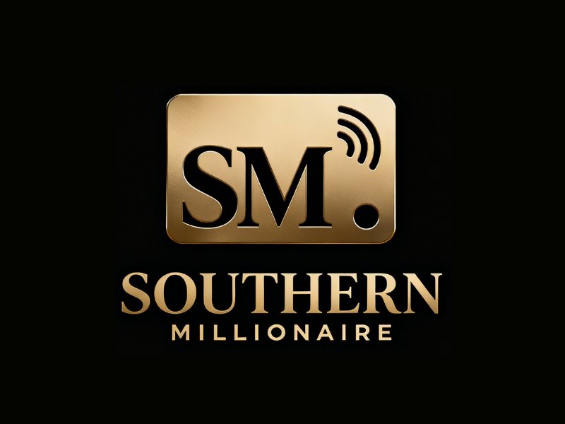 Southern Millionaire Black Card logo design by Hadisk