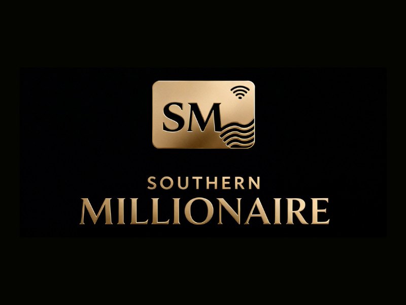 Southern Millionaire Black Card logo design by Hadisk