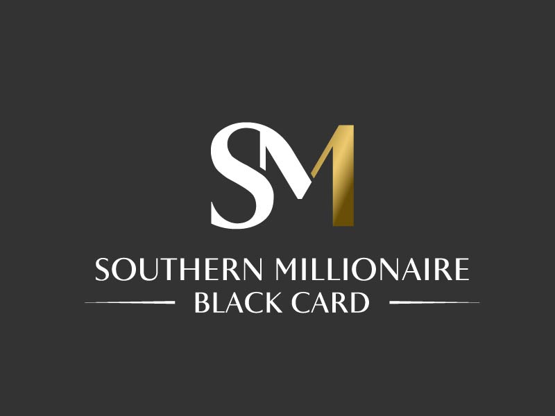 Southern Millionaire Black Card logo design by superbeam