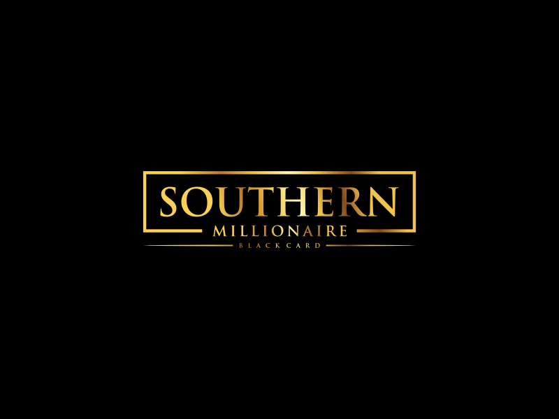 Southern Millionaire Black Card logo design by scania