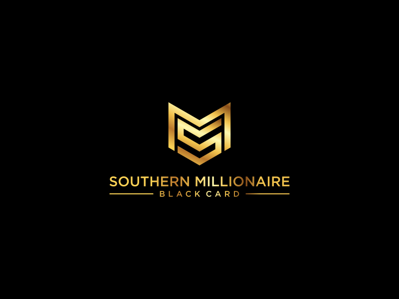 Southern Millionaire Black Card logo design by scania