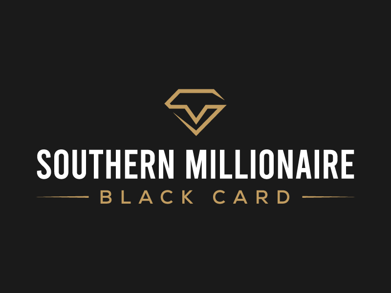 Southern Millionaire Black Card logo design by jaize