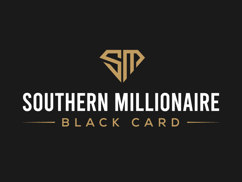 Southern Millionaire Black Card logo design by jaize