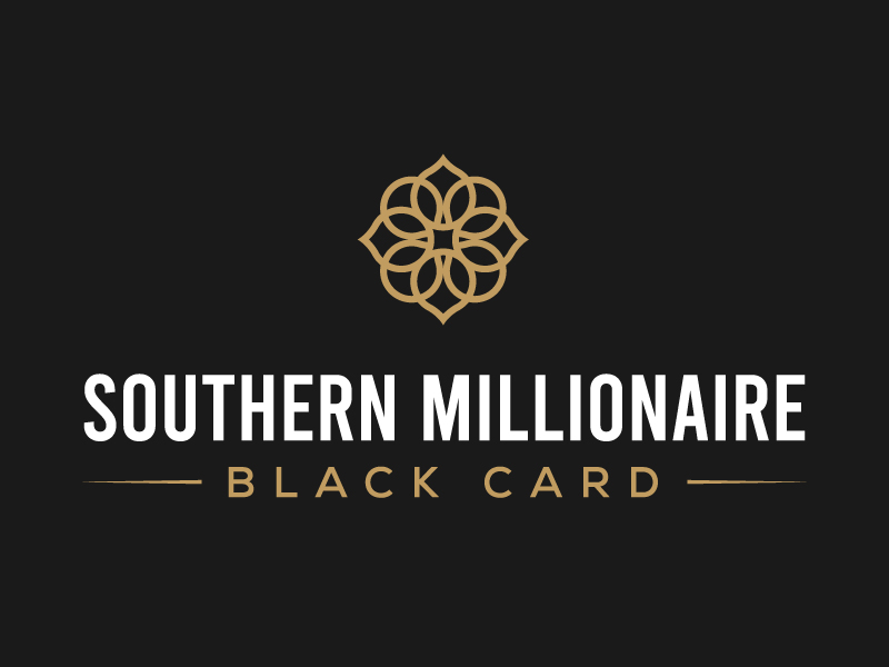 Southern Millionaire Black Card logo design by jaize
