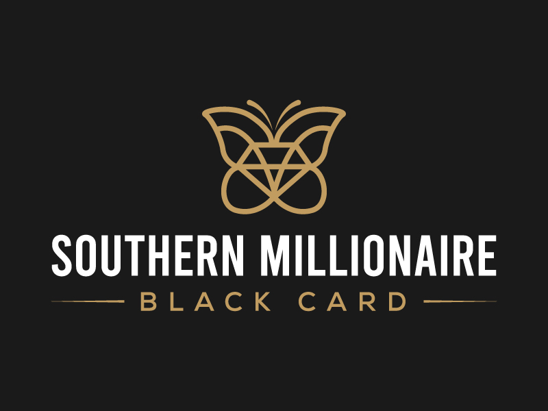 Southern Millionaire Black Card logo design by jaize