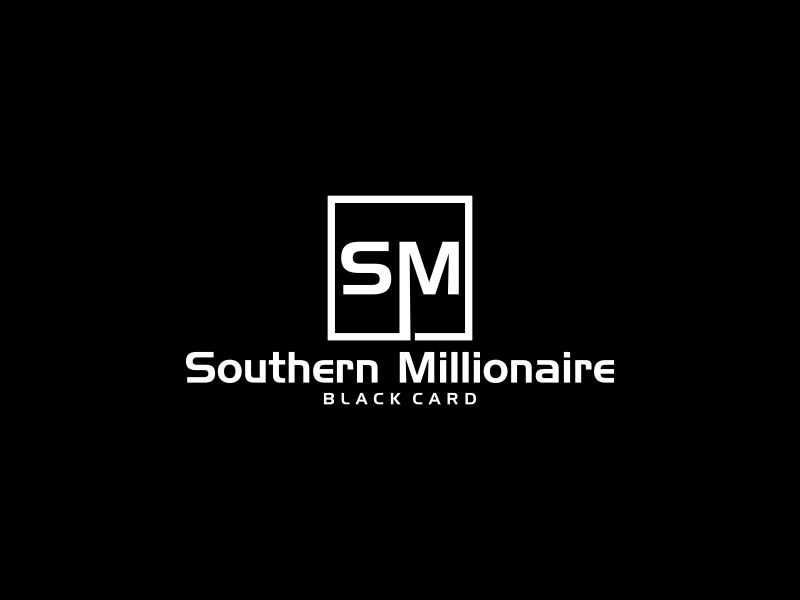 Southern Millionaire Black Card logo design by luckyprasetyo