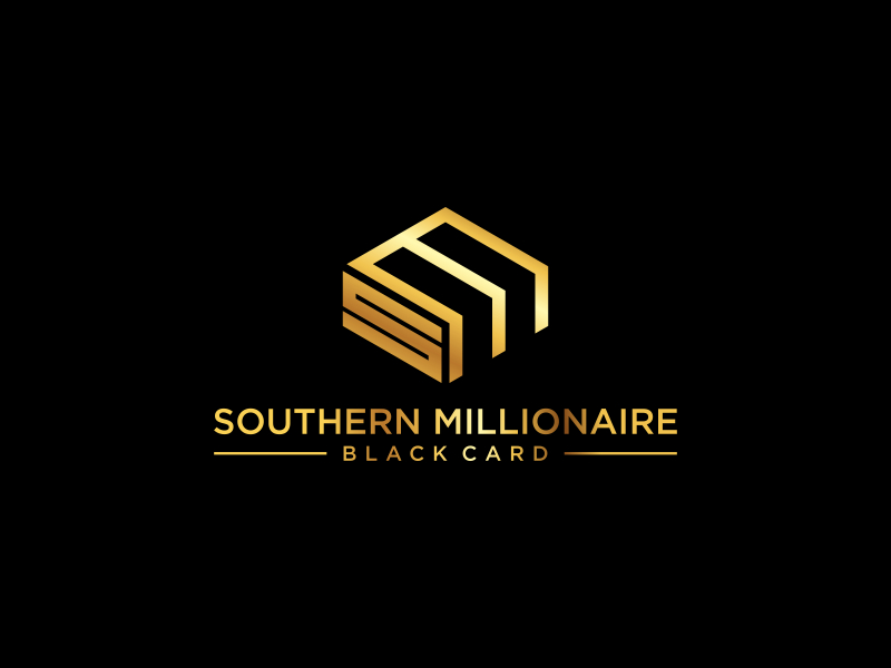 Southern Millionaire Black Card logo design by scania